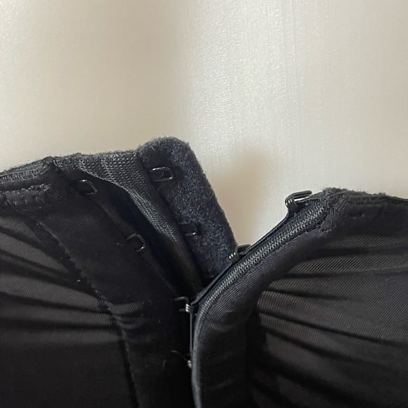 🌚 large - bra top lingerie corset - 36/C - black - Picture 4 of 6